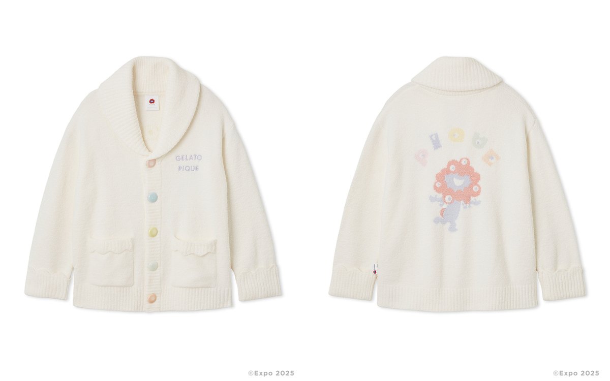 ジェラピケ×ミャクミャク コラボ❗️ 大阪・関西万博の会場内で発売