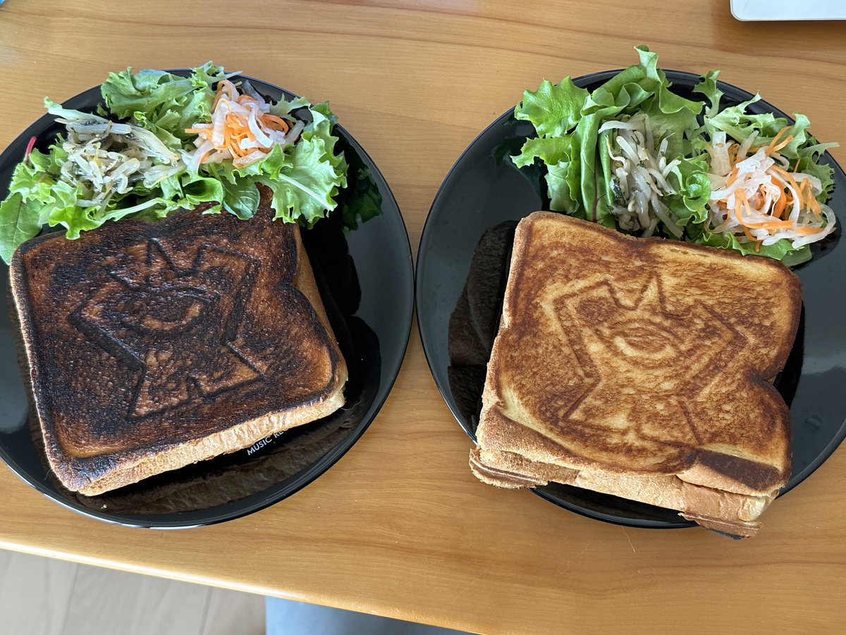 道満印のホットサンドメーカーが到着。 「せいめい…。せいめい