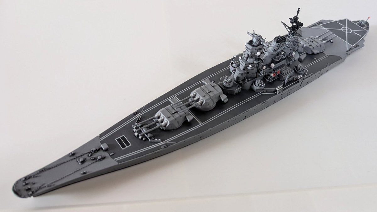 架空戦艦コンペ2025 日本海軍戦艦「大和(FRAM改修後)」 1980年代後半に