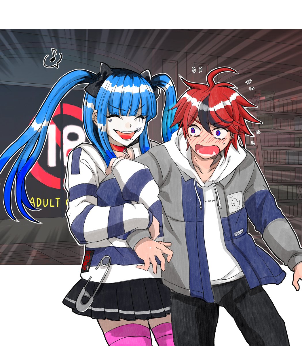 ハンドラ ある日の特防隊①】 飴宮「見て、拓海！ この図書室、18禁