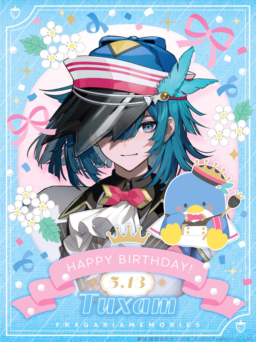 本日、5月13日は #タキシードサム のフラガリアの騎士 タッサムの誕生