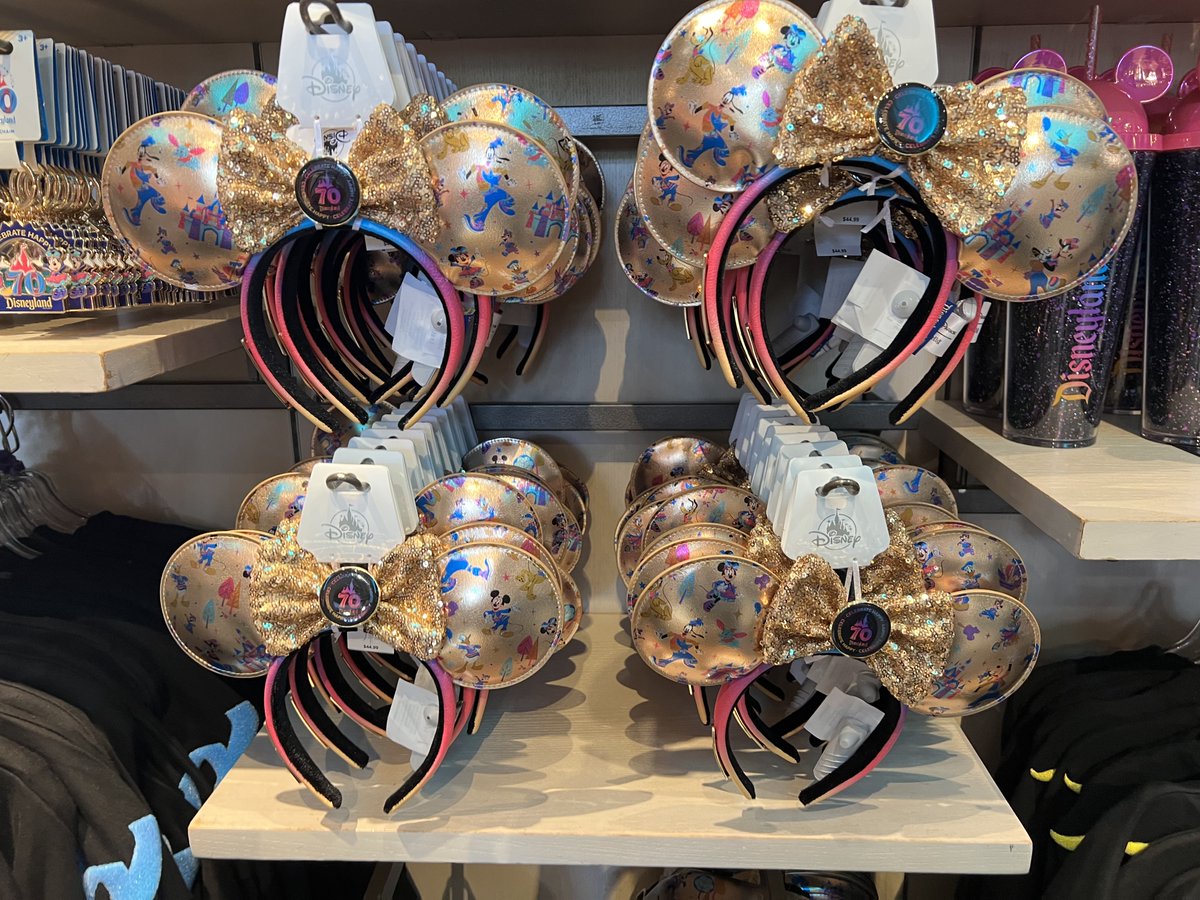 ディズニーランド70周年のカチューシャ発売 #最新ミミ情報