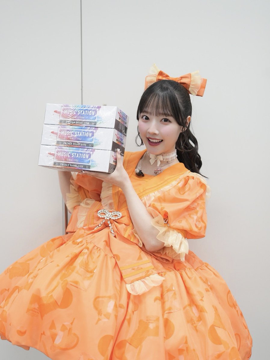 Mステ ありがとうございました！！ CUTIE STREET オレンジ色担当 川本
