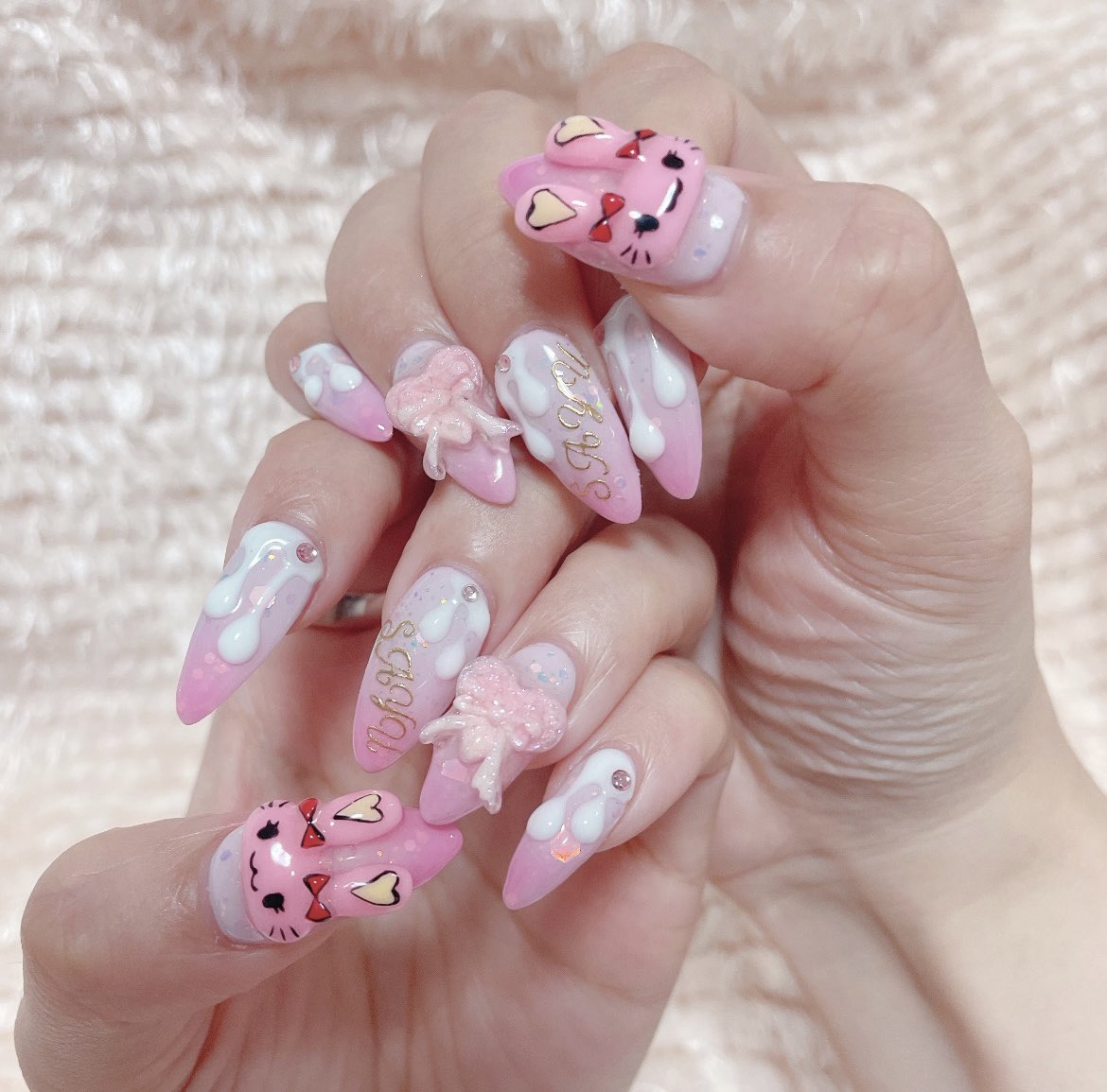 これは流石に!!自慢させてください😤💎 先月からネイリストさんに