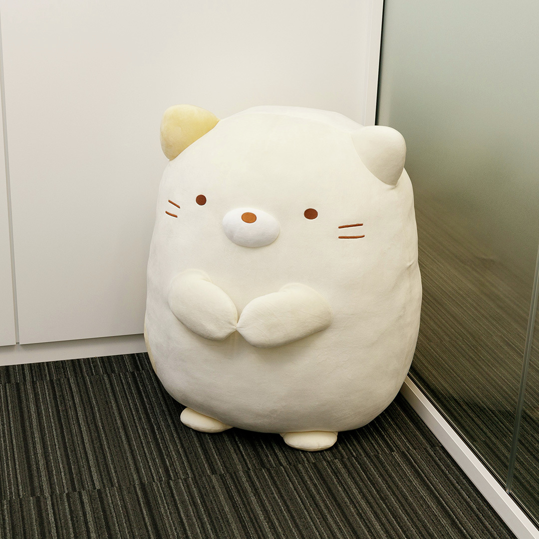 サンエックスネットショップ限定✨ BIGサイズ！ねこの特大ぬいぐるみ
