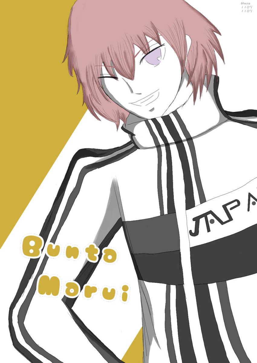 丸井ブン太 不二赤也に続く、ブン太ver.です😀 3人共背景を学校カラー