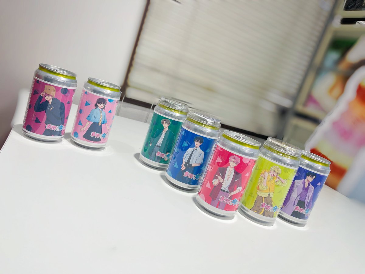 じゃじゃん！！ #多聞くん今どっち オリジナル缶 色んな自動販売機に