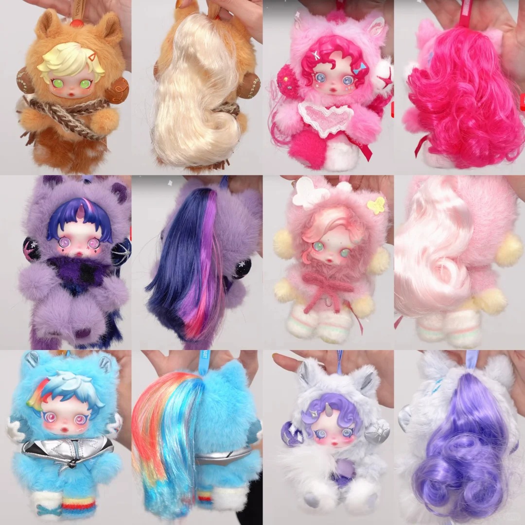 マイリトルポニー スカルパンダぬいぐるみペンダント😊💖 #SP与小