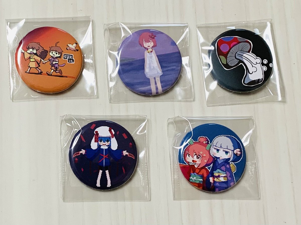 今回も「缶バッジの達人」様で制作しました～この長方形に惚れて