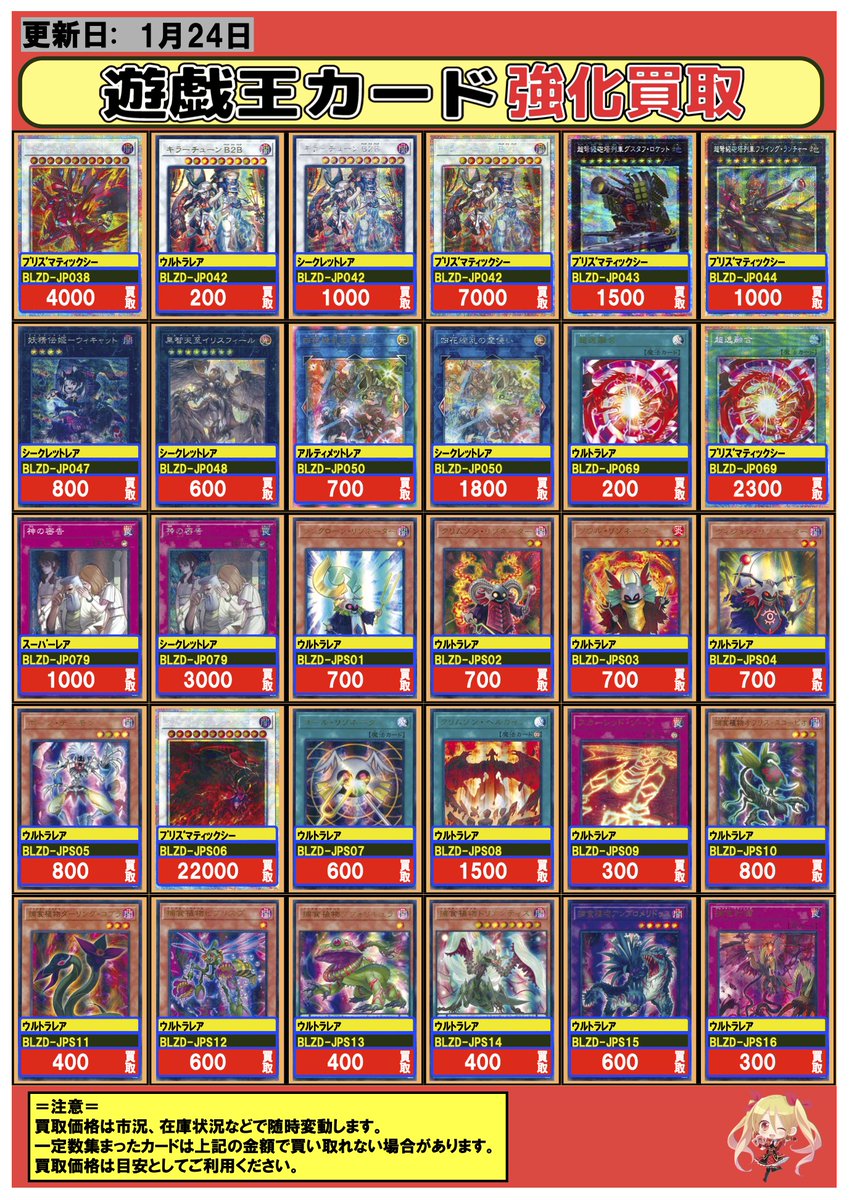 遊戯王】 #買取 1/24 🔥最新弾強化買取情報🔥 ～THE CHRONICLES DECK