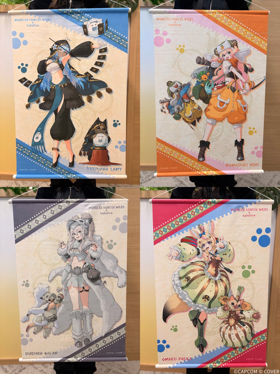 ホロライブ × ＃モンスターハンターワイルズ コラボが登場