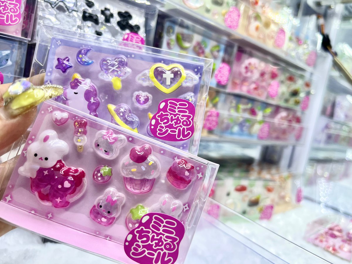 ちゅるちゅる大人気シール🐰💕 ／ 『 うるちゅるポップシールmini