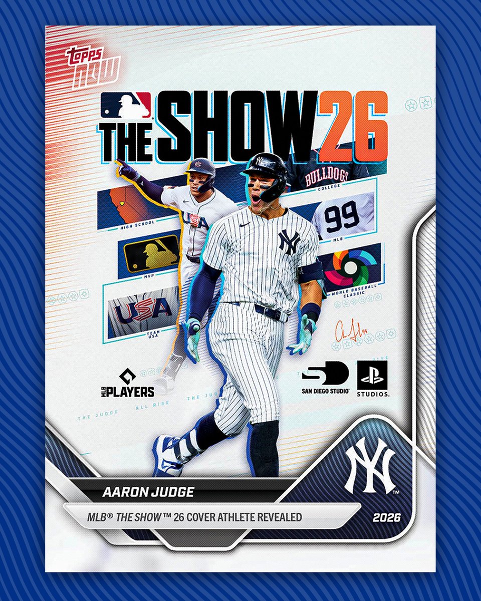 速報】アーロン・ジャッジが表紙「MLB The Show」、早くも