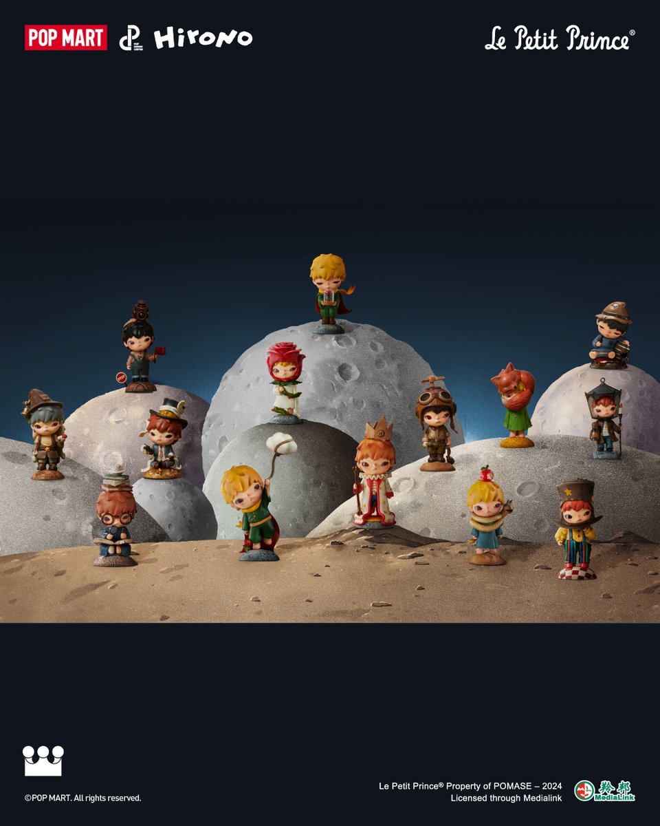 アートトイブランドPOP MARTが、『星の王子さま』をテーマにしたHirono