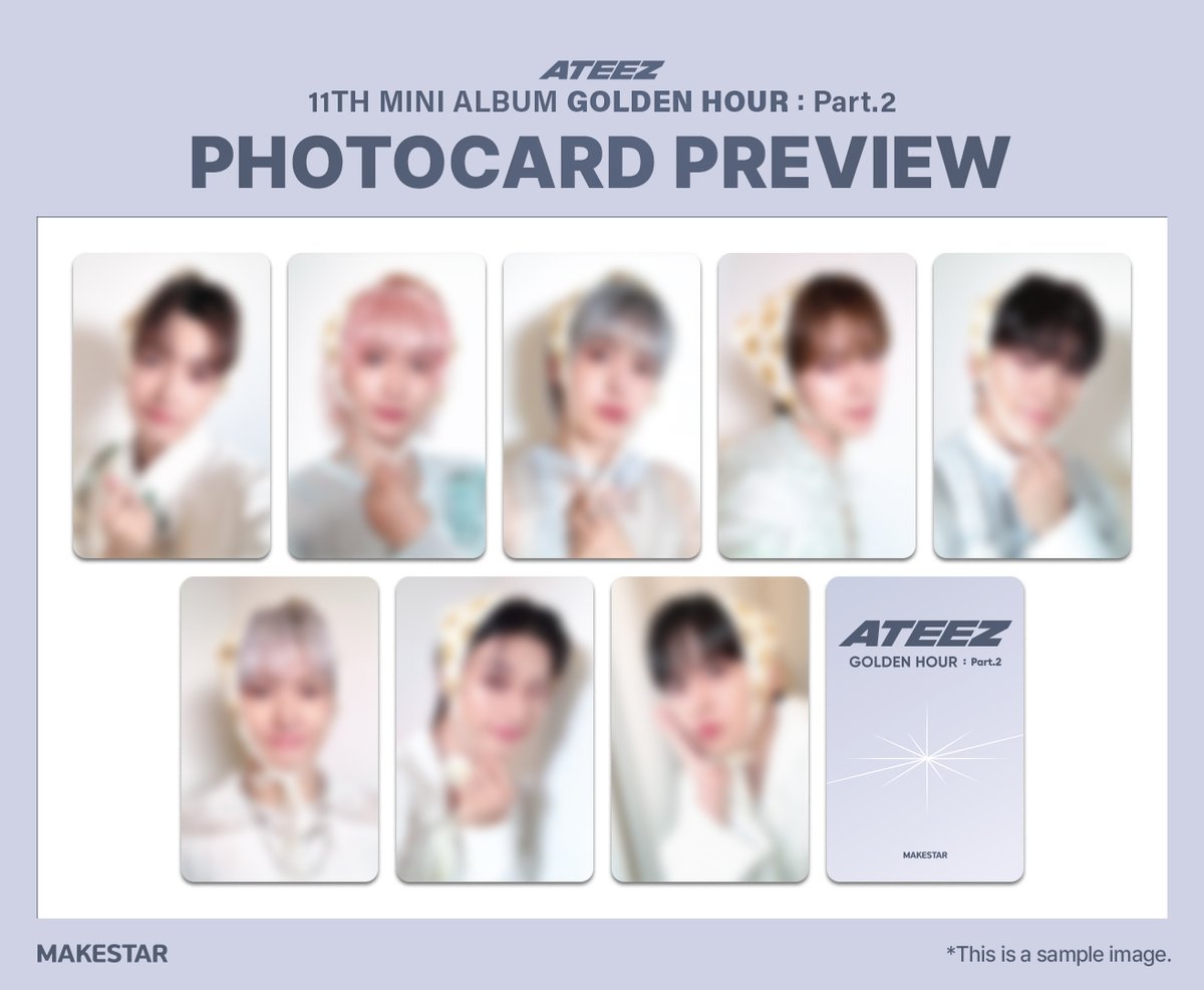 ATEEZ 11TH MINI ALBUM [GOLDEN HOUR : Part.2](POCAALBUM) PRE-ORDER