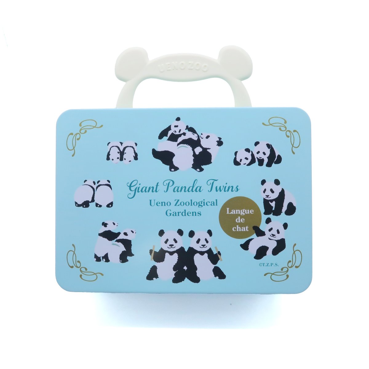 園内ギフトショップより】 ✨好評販売中✨ 「双子パンダの缶入り