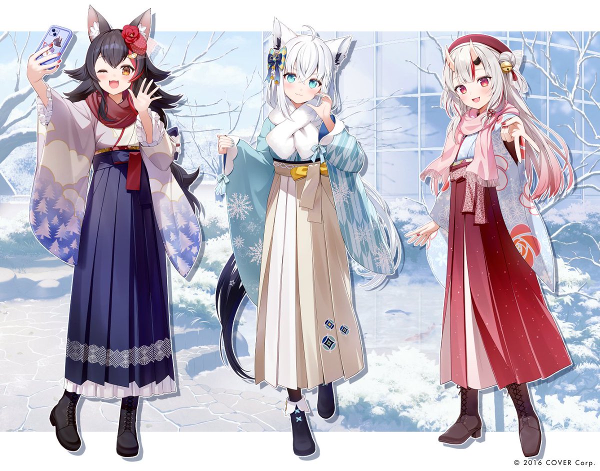 いろはにほへっと あやふぶみ × 豊島園 庭の湯 大神ミオさん、白上