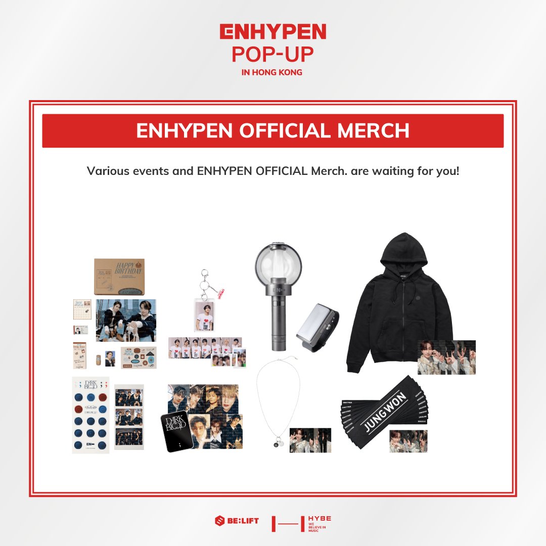 𝐄𝐍𝐇𝐘𝐏𝐄𝐍 𝐏𝐎𝐏-𝐔𝐏 𝐢𝐧 𝐇𝐎𝐍𝐆 𝐊𝐎𝐍𝐆 📢MERCH LIST