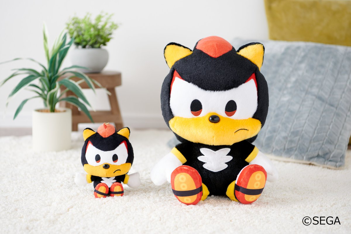 ◤ ◥ SONIC & FRIENDS シャドウ本日発売⚫💨 ◣ ◢ ・ぬいぐるみM