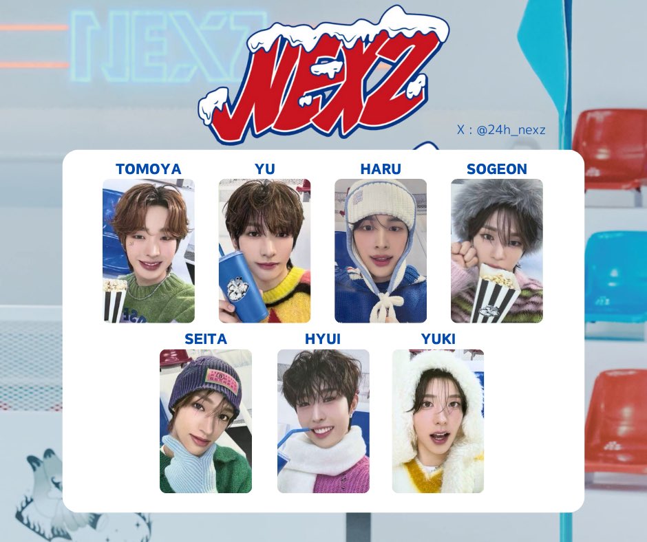 JYP JAPAN POPUP STORE 2024 NEXZ 1万円購入特典トレカ 一覧 🐧トモヤ