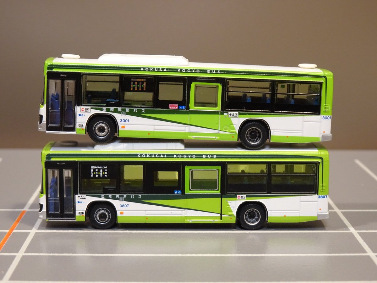 ザ・バスコレクション 赤31系統 国際興業バス・関東バス2台セット 共同