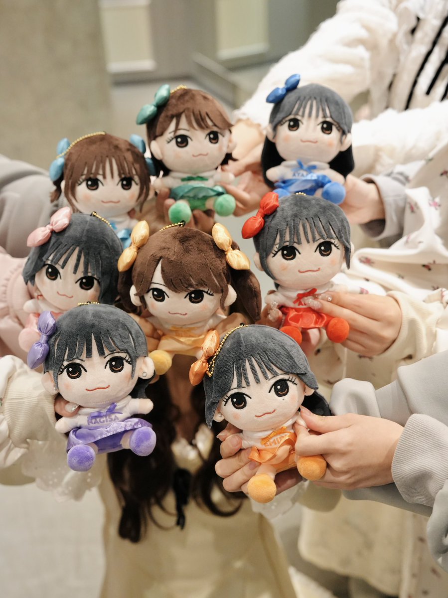 ✨🎀ちびぬい受注販売START🎀✨ 嬉しくていっぱい写真撮ったよ🤍 ▽ご