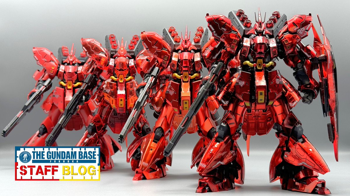 RG サザビー　メカニカルコアメッキ　海外 新商品紹介】「RG 1/144 ガンダムベース限定 サザビー [メカニカルコア