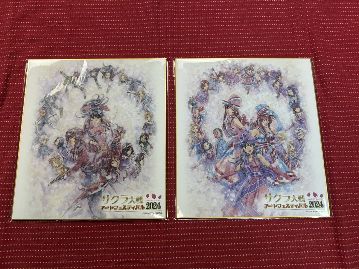 サクラ大戦アートフェスティバル2024 本日より開催しております。 新作