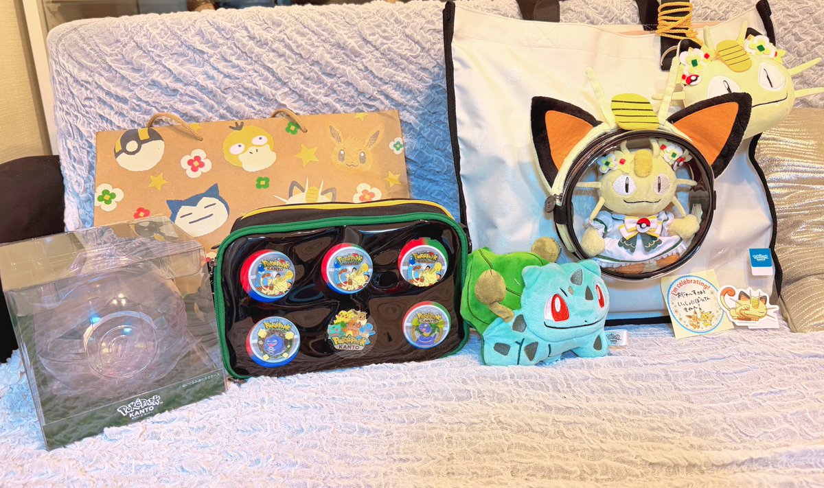 ポケパークカントーで買って良かったもの✨️ ①トートバッグ ポケモン