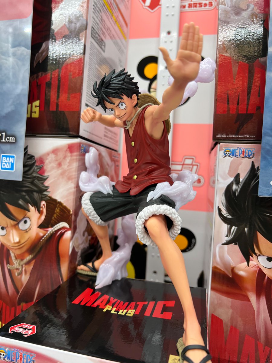 🔥新景品入荷情報🔥 #ワンピースMAXIMATICPLUS MONKEY.D.LUFFY I ギア2
