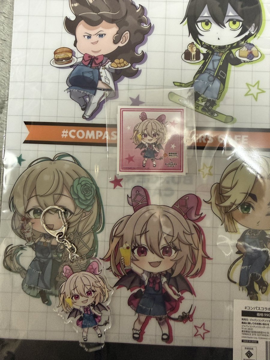 ちなみに戦果 3個ずつしか買ってない缶バッジ・アクキーなんだが