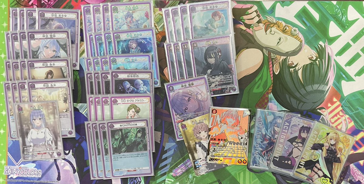 本日のユニアリ、ユニオンレア争奪バトル:シャニマス 参加者14名でした