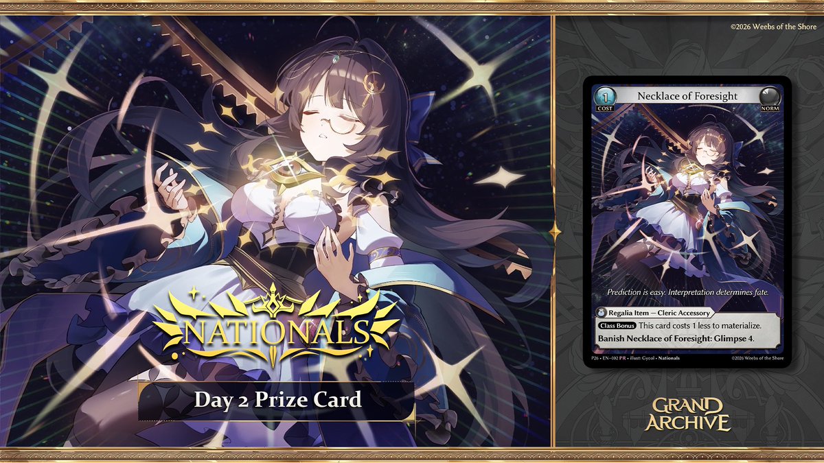 2026年の Nationals で登場するカードをご紹介します！ Three of