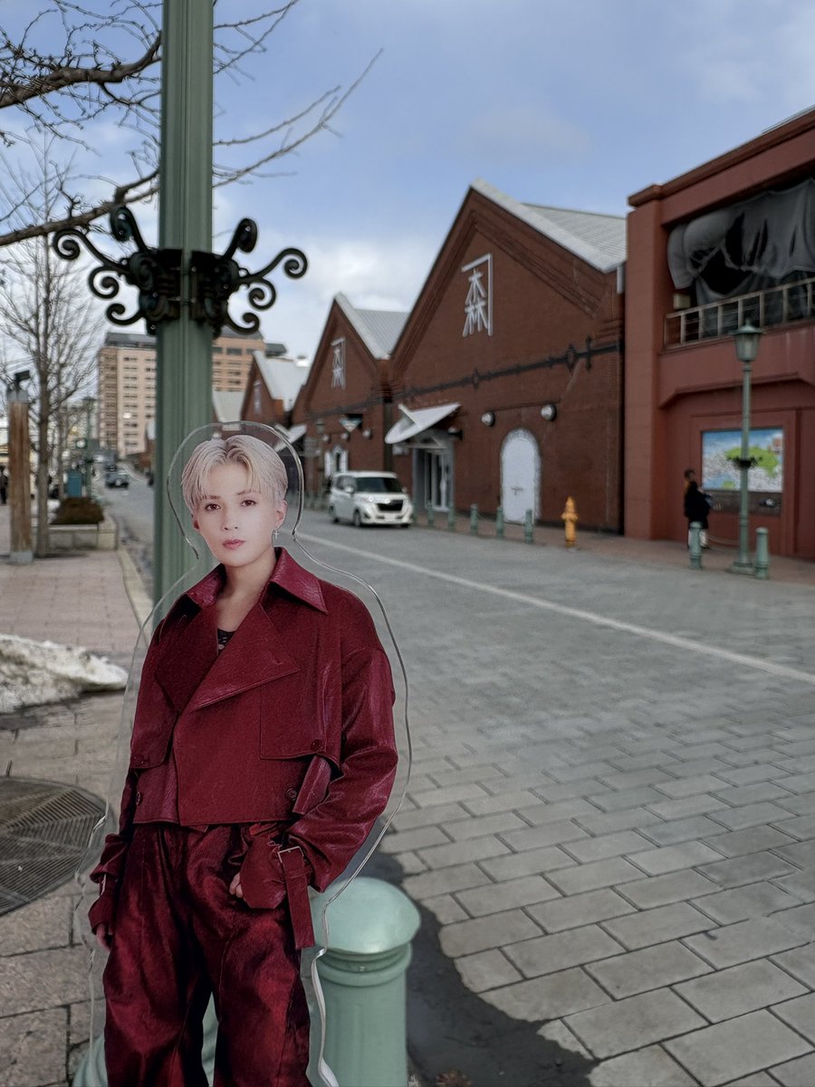 昨日から北海道に来てます👀💓 ゆせちゃん(アクスタ)にも同じ景色を見