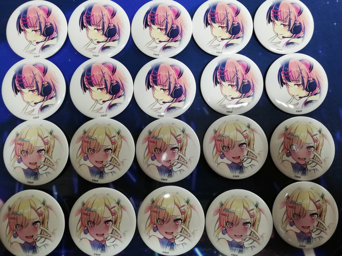 入荷情報】バンドリ 信澤収 イラスト展 も缶バッジが多数入荷しました