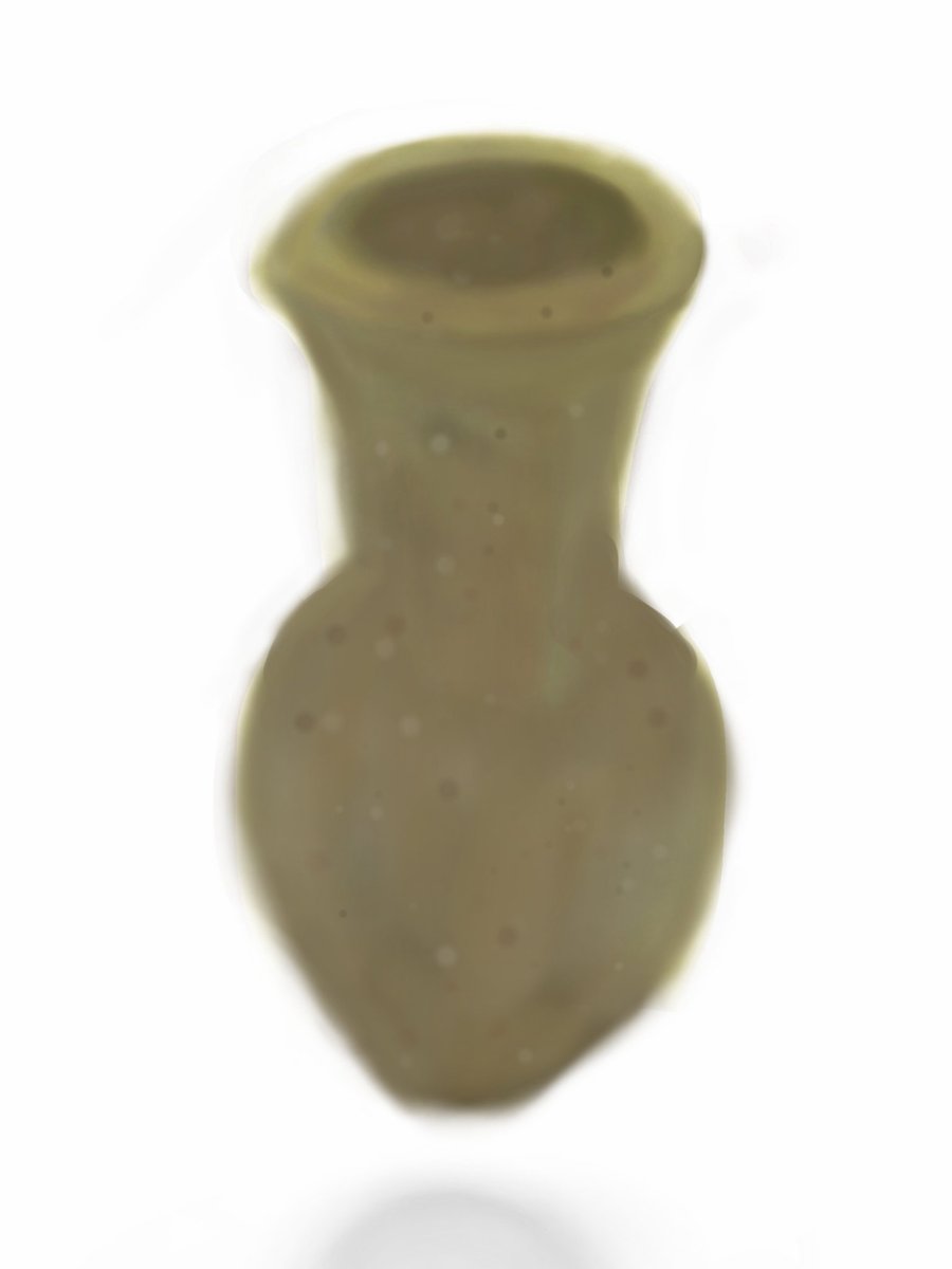 見て見てらでんちゃん #きら記 2世紀頃の弥生土器の広口壺のイメージ