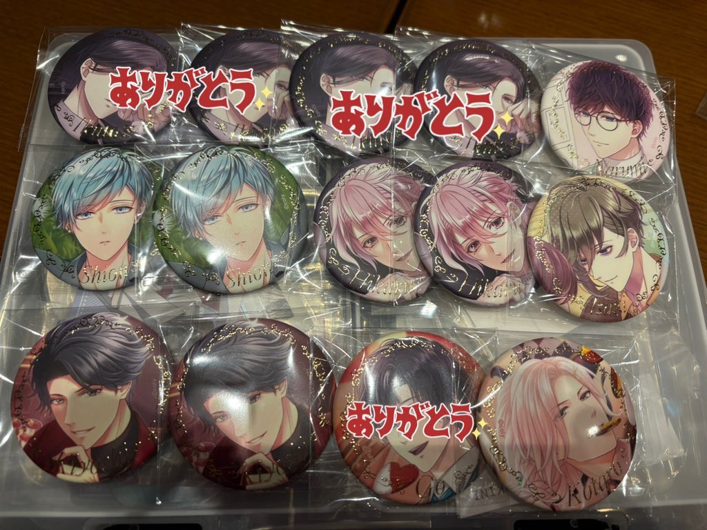 交換】スタマイ VD マルイ 缶バッジ (譲) 神楽 大谷 関 今大路 瀬尾