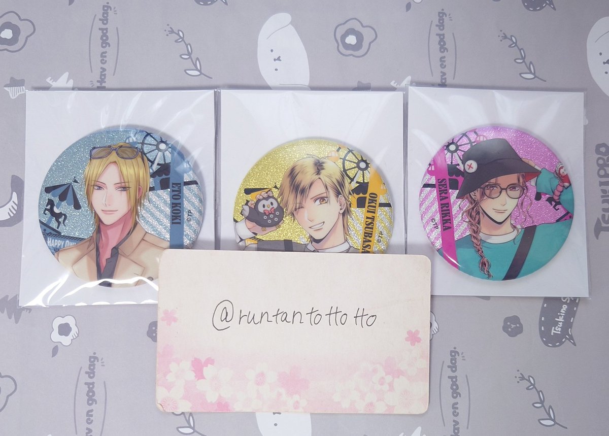 交換】ツキウタ ツキプロ バズロ ツキショ 缶バッジ キャラバッジ