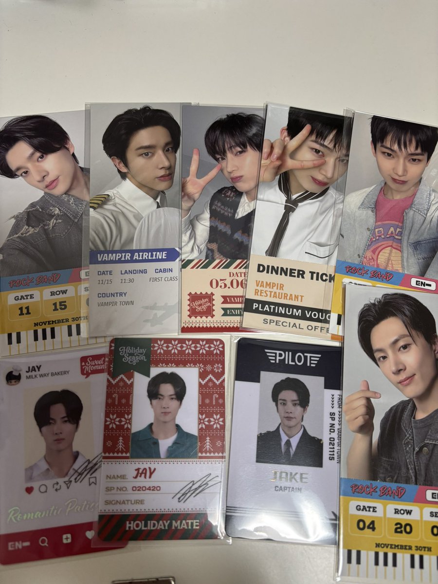RT @Yuki43274004: ENHYPEN WORLD COUPON CARD BASIC ver交換 譲 写真