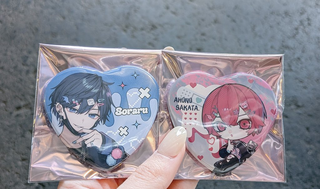 そまうさ そらまふうらさか 缶バッジ 交換 【譲】💙❤️ 【求