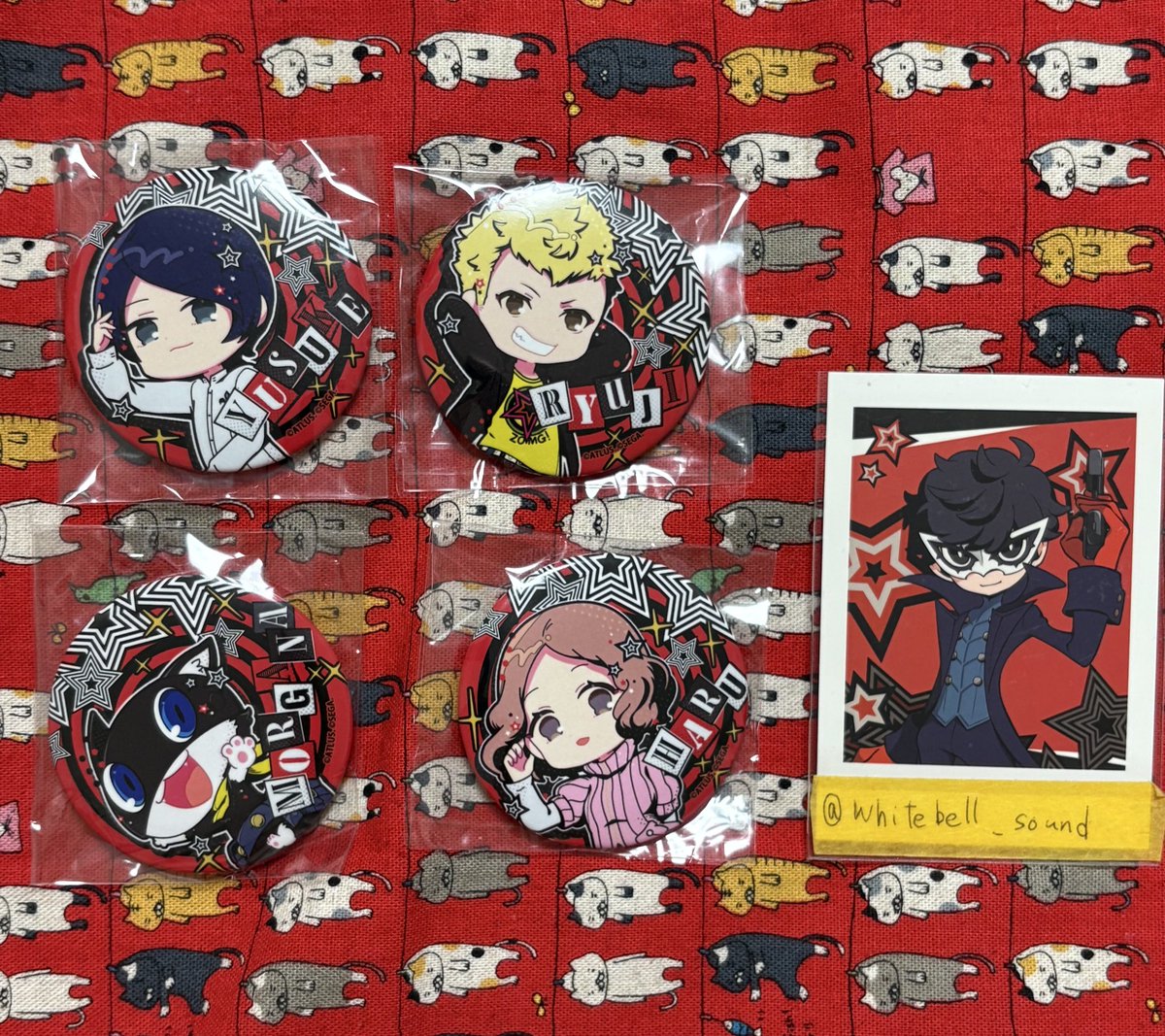 譲渡 交換】 ペルソナ5 P5R POP Art 缶バッジ 譲:☆祐介 ○竜司