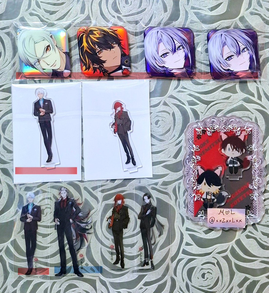 交換】 刀剣乱舞 大本丸博 ①缶バッジ②ミニアクスタ③クリア