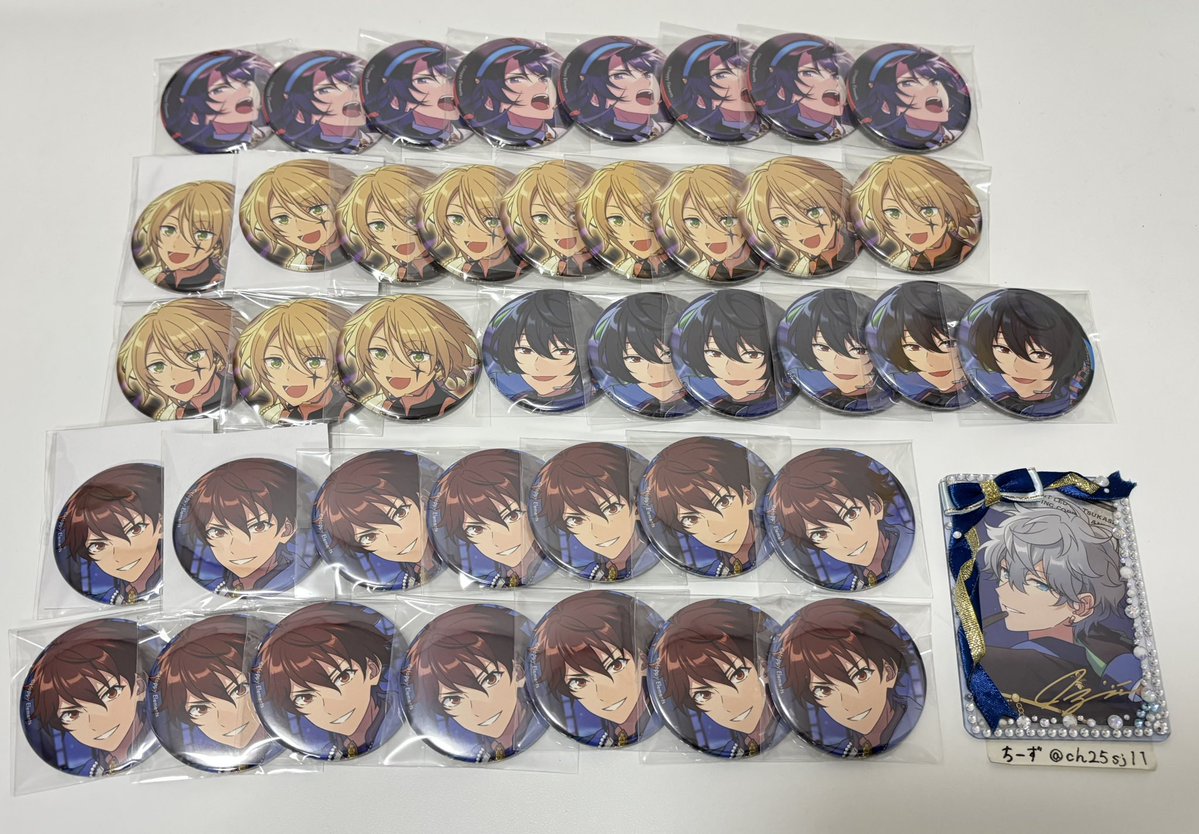 交換 譲渡)あんスタ コレクション缶バッジ コレ缶 Oct. idol 譲) i：颯