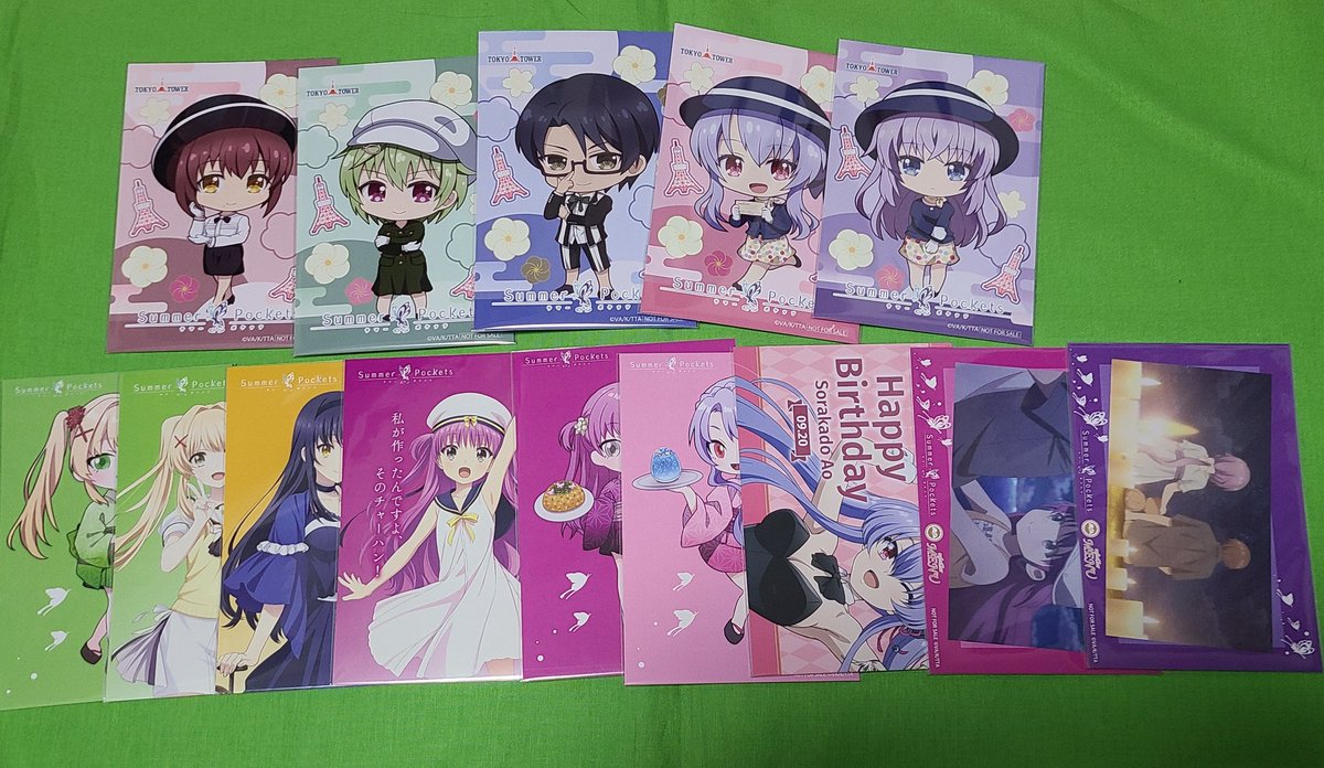 交換 Summer Pockets サマポケ サマーポケッツ in東京タワー観光 東京