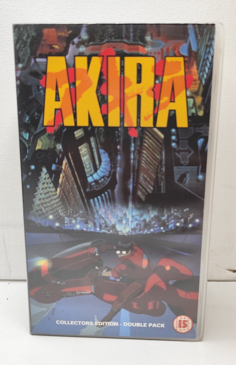 Akira Collectors Edition Double Pack VHS Anime 15 Certificate - Z