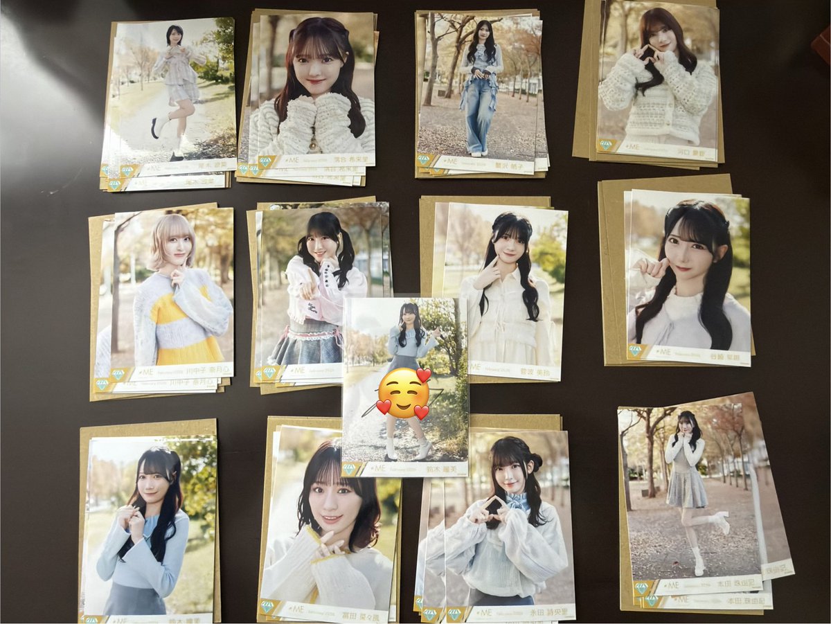 ノイミー生写真届いたー☺️ 今回も10セットしか買えなかった。。 最近