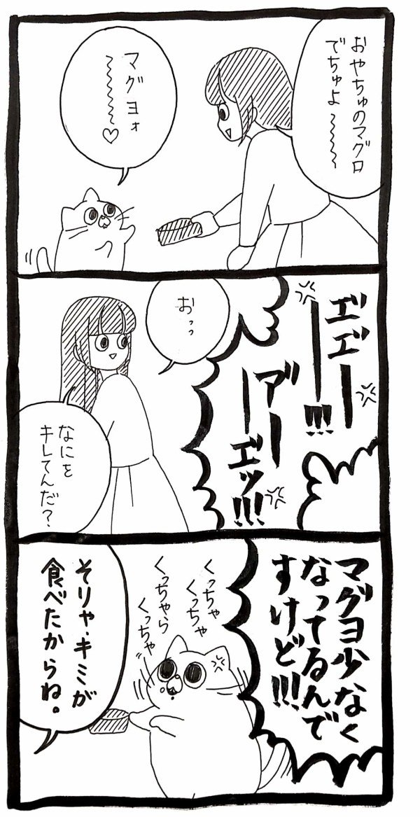 Post by うさぎのみみちゃん😇2/22コミティア東5O28b on X: 食べたからだよ