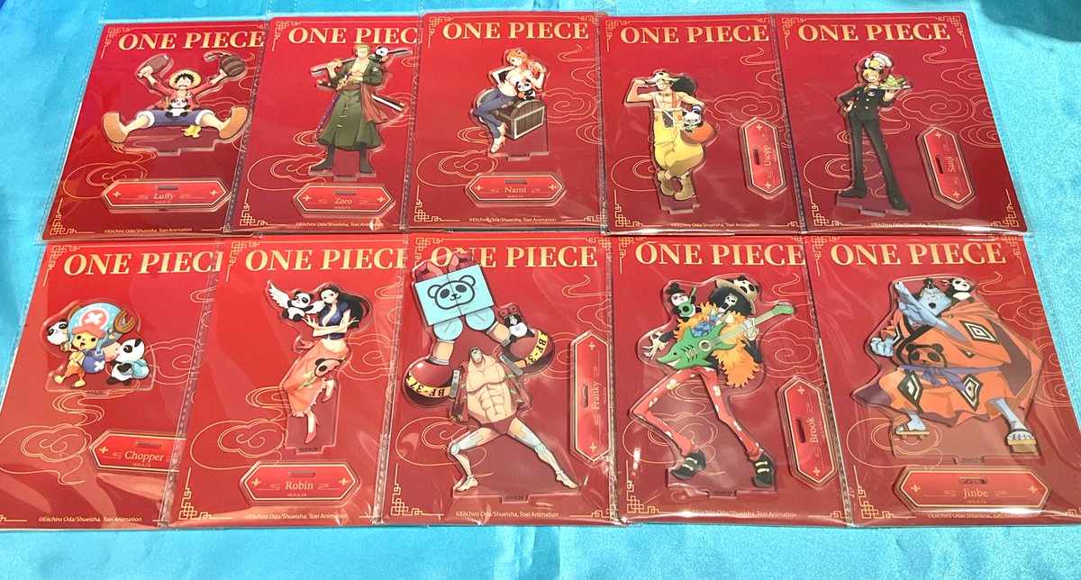 オススメ商品】麦わらストア上海オリジナル アクリルスタンド(全10種