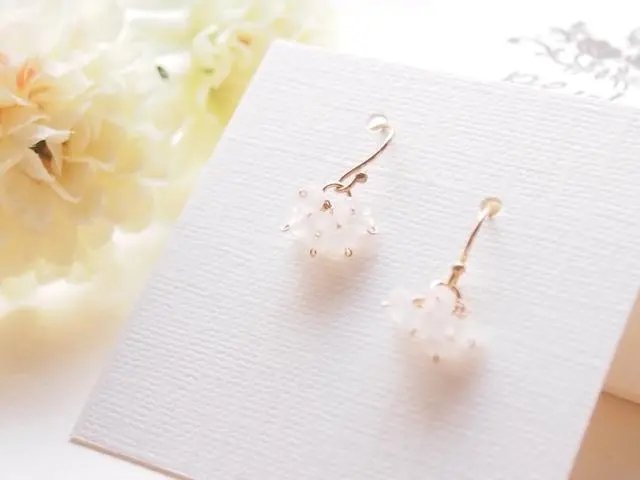 14kgf  blossomsピアス/イヤリング cherry