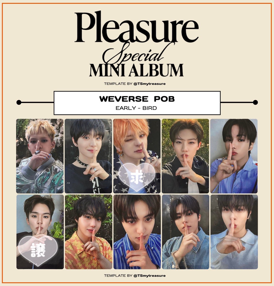 TREASURE トレカ ポストカード交換 【譲】ジフン、アサヒ、ジョン